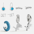 NFL Earring Stack Set - Detroit Lions