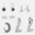 NFL Earring Stack Set - Houston Texans