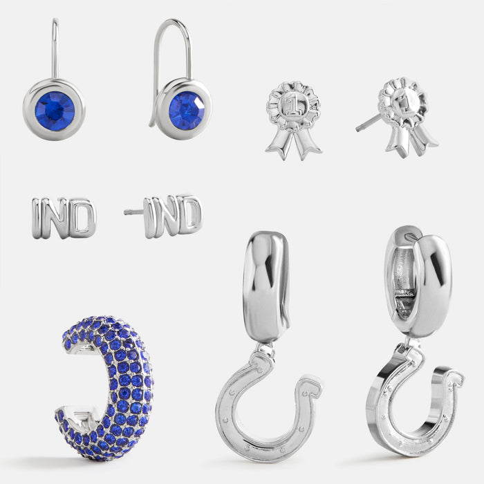 NFL Earring Stack Set - Indianapolis Colts