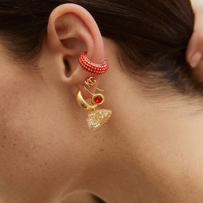NFL Earring Stack Set - Kansas City Chiefs