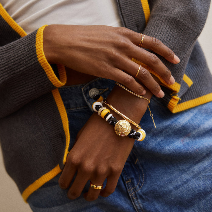 NFL Knotty Logo Bracelet - Pittsburgh Steelers