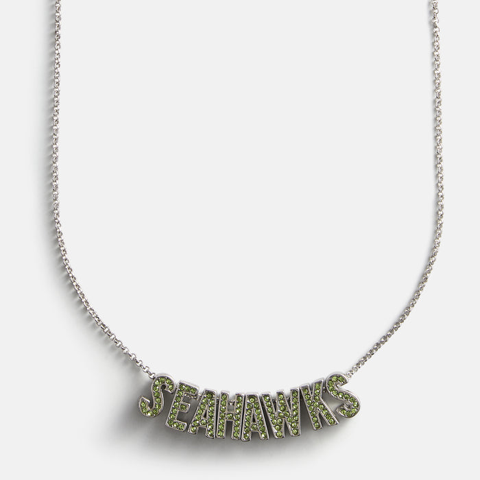 NFL Slogan Charm Necklace - Seattle Seahawks