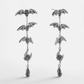 Night Flight Bat Earrings
