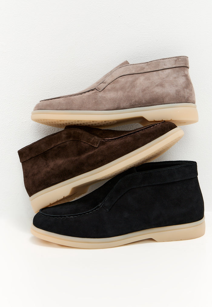Noir Step High Loafers - Brown