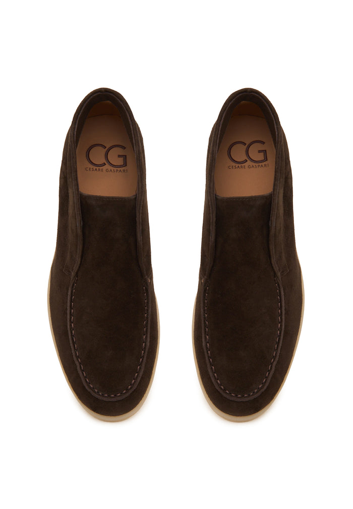 Noir Step High Loafers - Brown