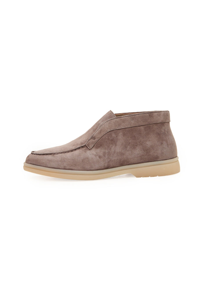 Noir Step High Loafers - Dark Beige