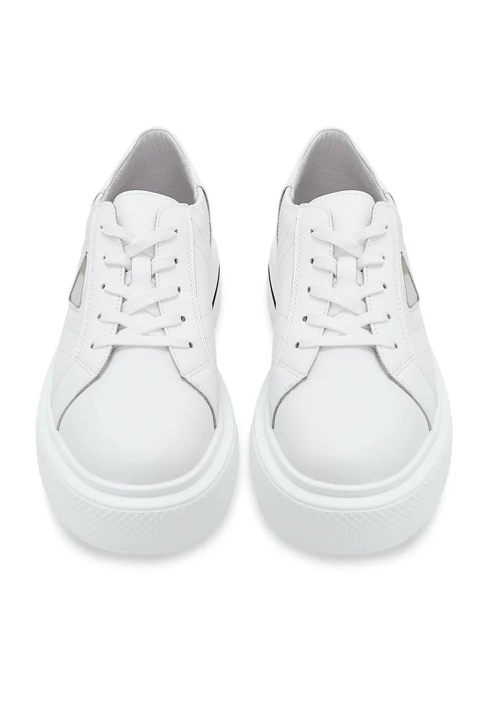 Nova Platform Leather Sneakers