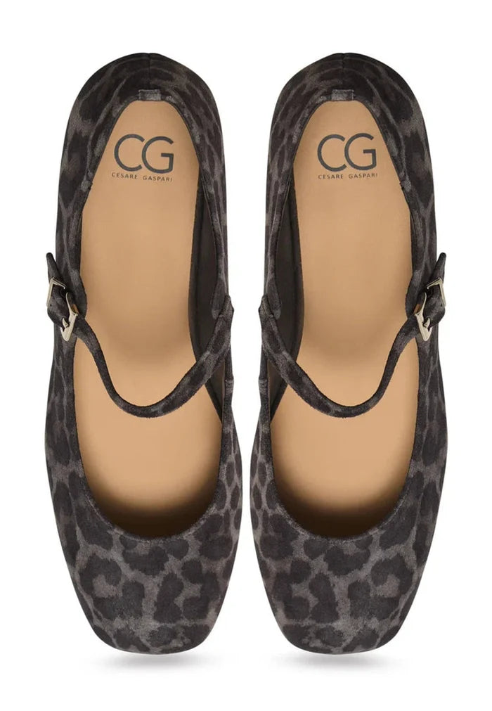 Patent Mary Jane Flats - Pantera