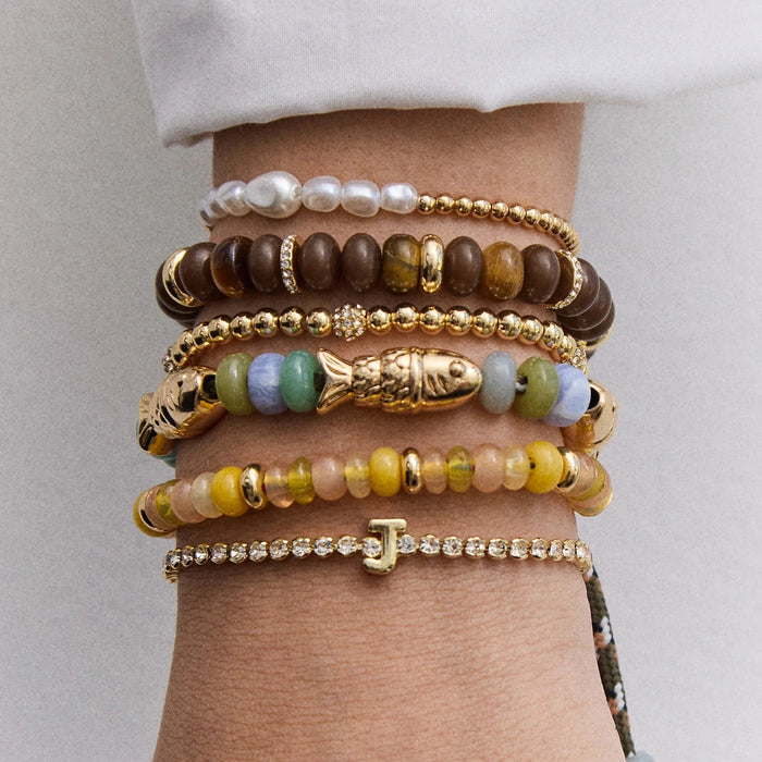 Pavé Pisa Bracelet - Alternating Pavé