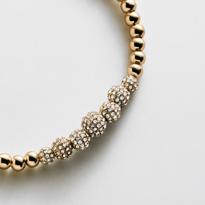 Pavé Pisa Bracelet - Centered Row Pavé