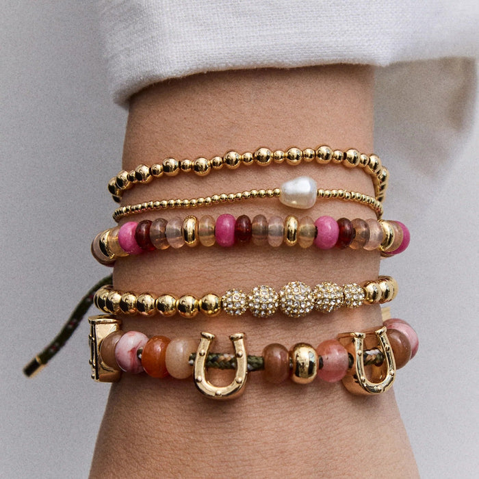 Pavé Pisa Bracelet - Centered Row Pavé