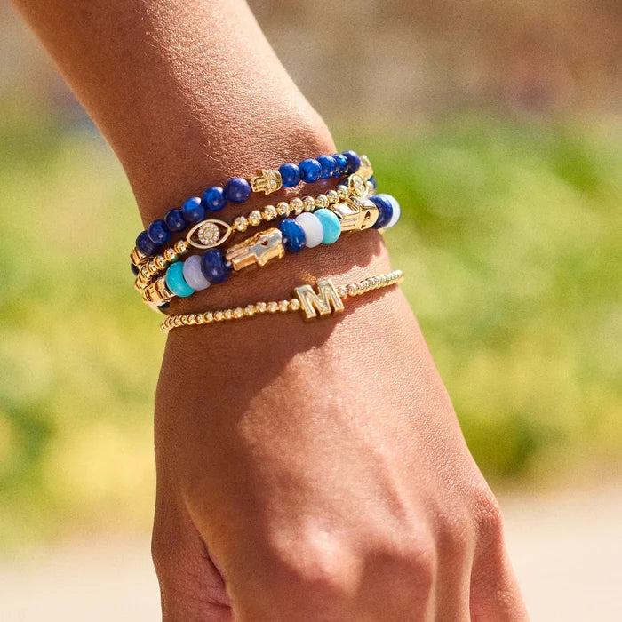 Peace of Mind Semi-Precious Bracelet - Hamsa