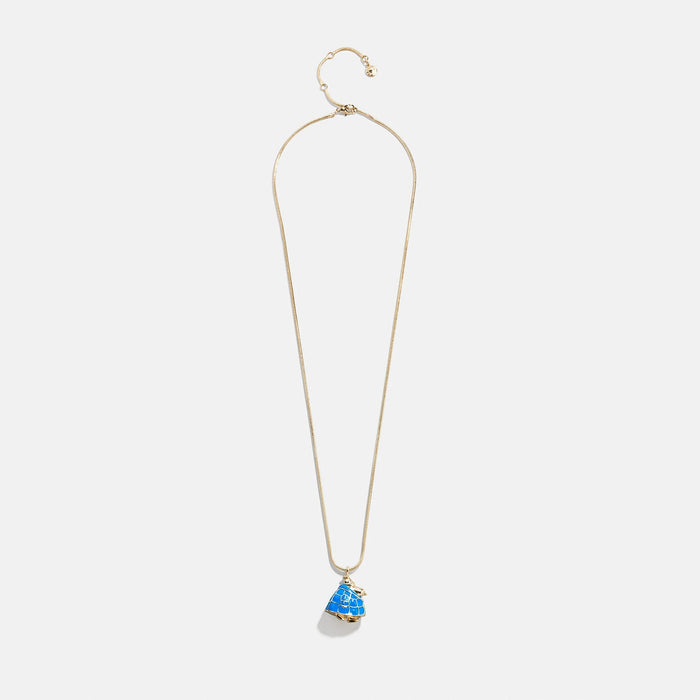 Peanuts Snoopy Puffer Jacket Necklace - Blue