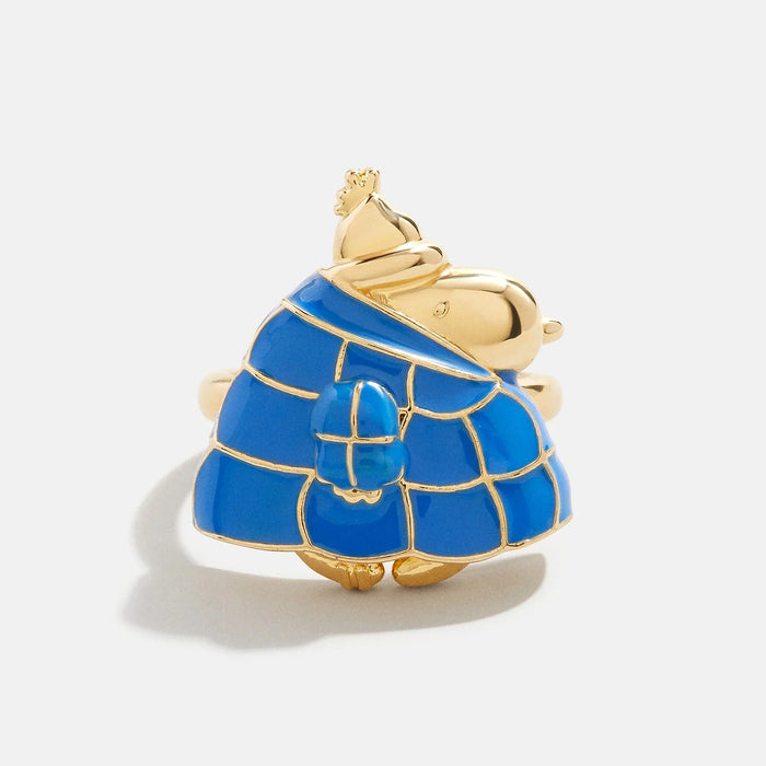 Peanuts Snoopy Puffer Jacket Ring - Gold/Blue