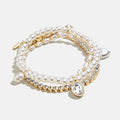 Pearl Party Kids' Bracelet Set - Gold/Pearl
