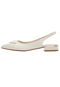 Pearl Slingback Pumps - Beige