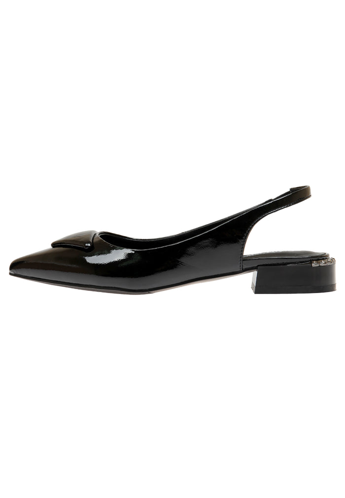 Pearl Slingback Pumps - Black