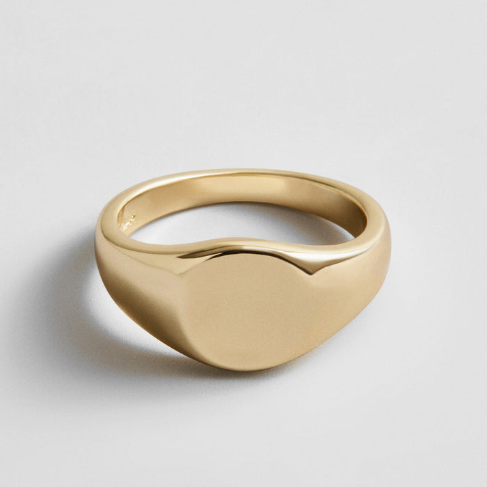Penelope Signet Ring - Gold