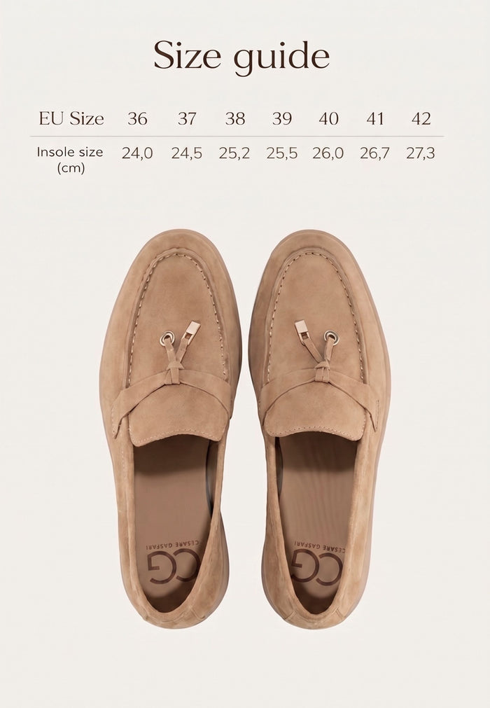 Platform Moccasins Aurelia - Beige
