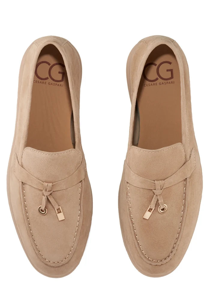 Platform Moccasins Aurelia - Beige