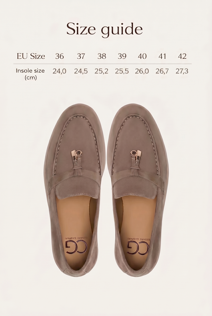 Platform Moccasins Aurelia - Dark Beige