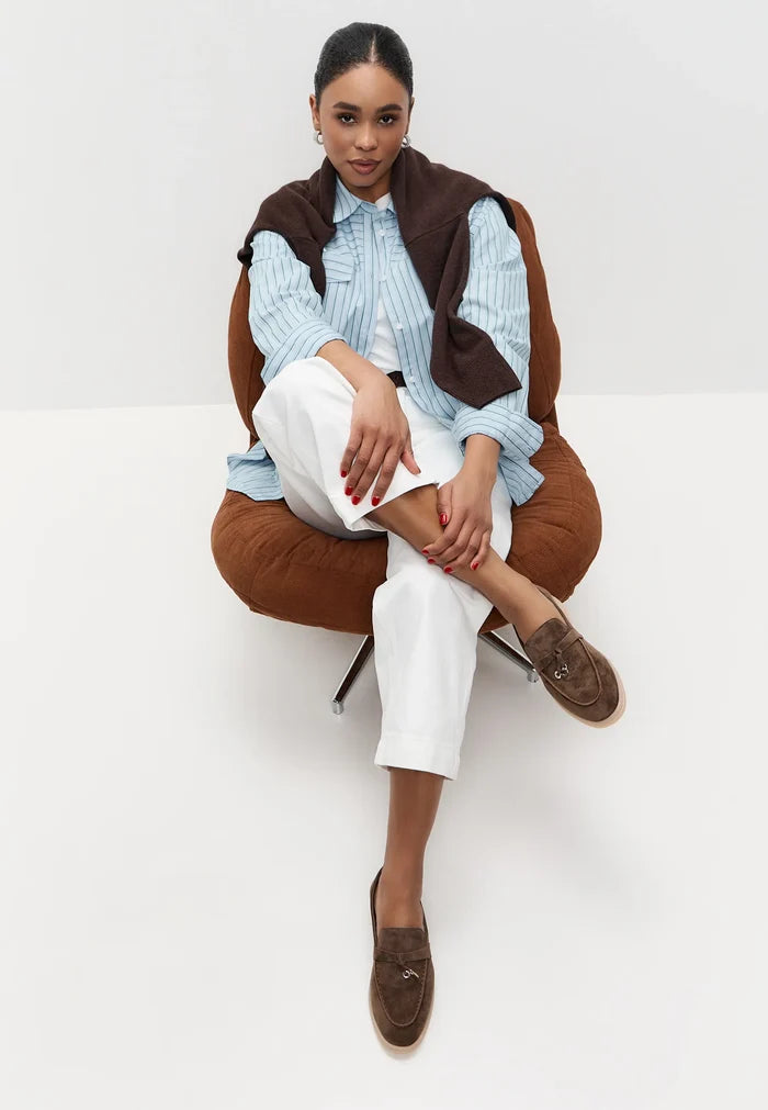 Platform Moccasins Aurelia - Dark Brown