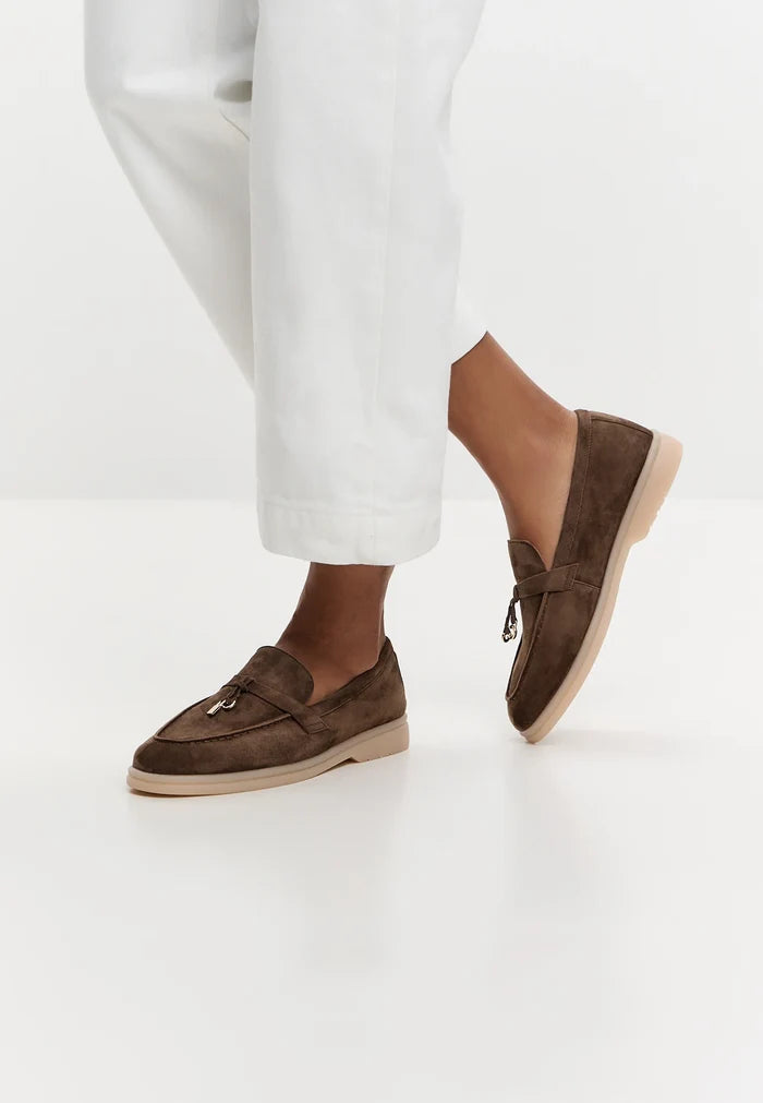 Platform Moccasins Aurelia - Dark Brown