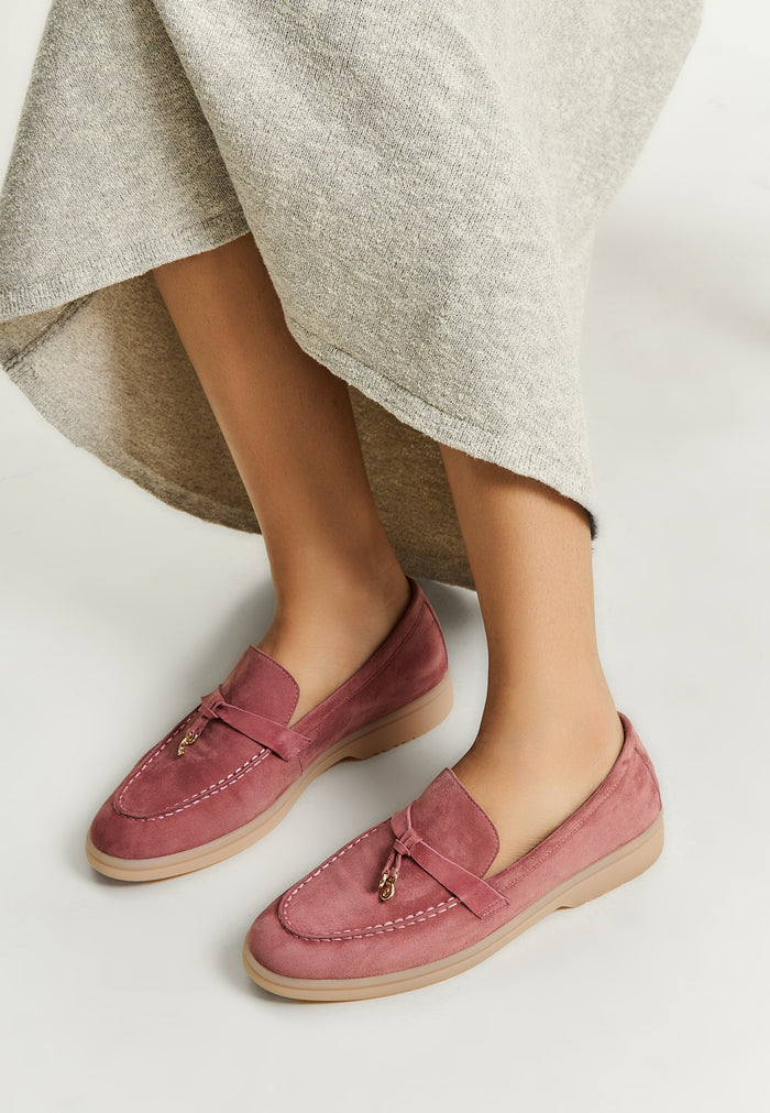 Platform Moccasins Aurelia - Dust Pink