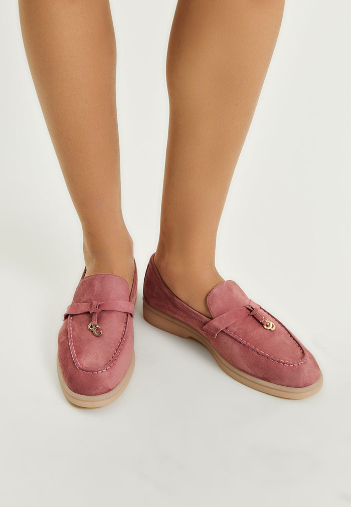Platform Moccasins Aurelia - Dust Pink