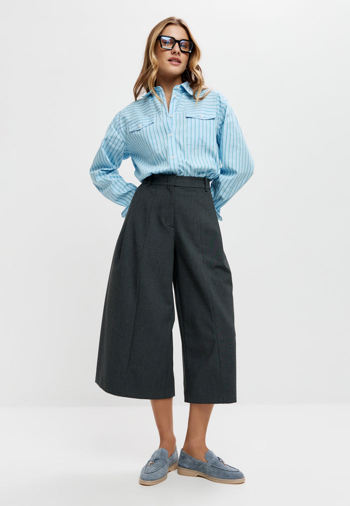 Platform Moccasins Aurelia - Graphite Blue