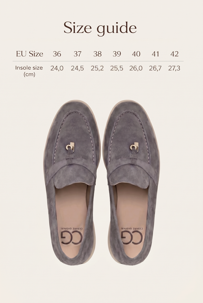 Platform Moccasins Aurelia - Grey