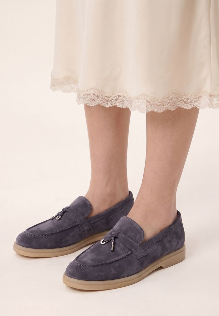 Platform Moccasins Aurelia - Grey