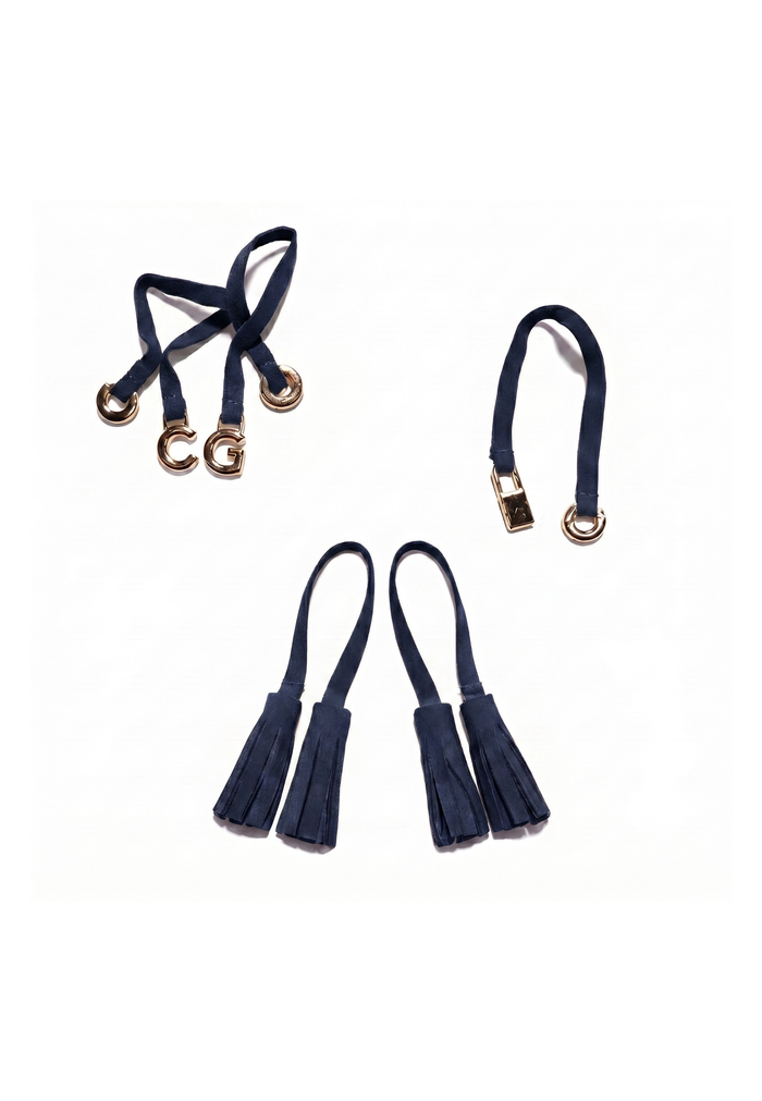 Platform Moccasins Aurelia - Navy Blue