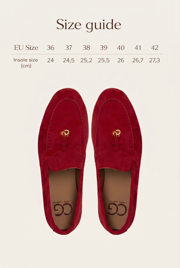 Platform Moccasins Aurelia - Red Wine