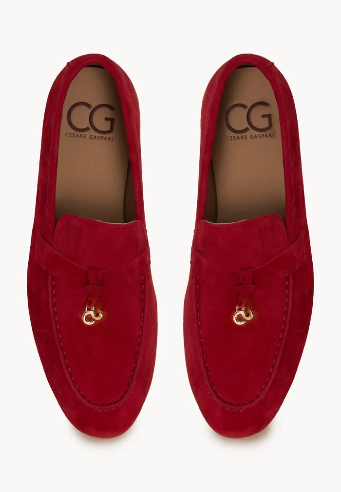Platform Moccasins Aurelia - Red Wine