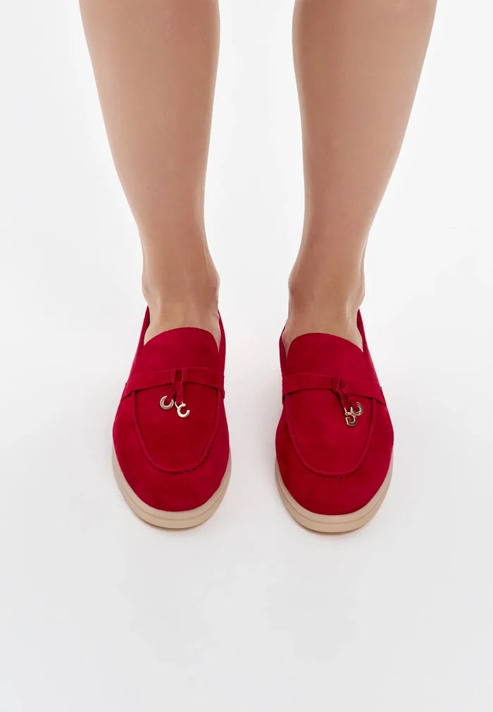 Platform Moccasins Aurelia - Red Wine