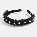 Pretty In Pearls Kids' Headband - Black