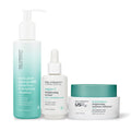 Set of three USRx skincare products on a white background