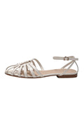 Radiant Strap Flat Sandals - White