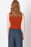 Ribbed Tank | Burnt Orange