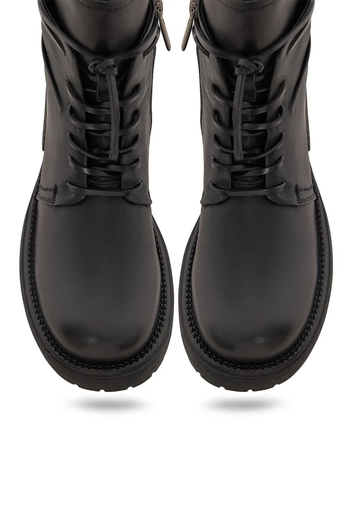 Rogue Lace-Up Ankle Boots