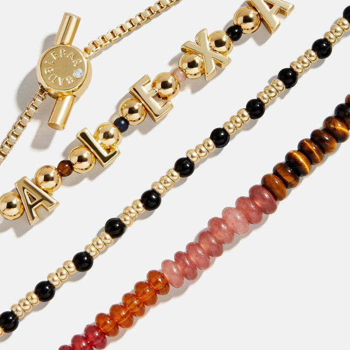 Rowan Semi-Precious Custom Layered Bracelet - Bali