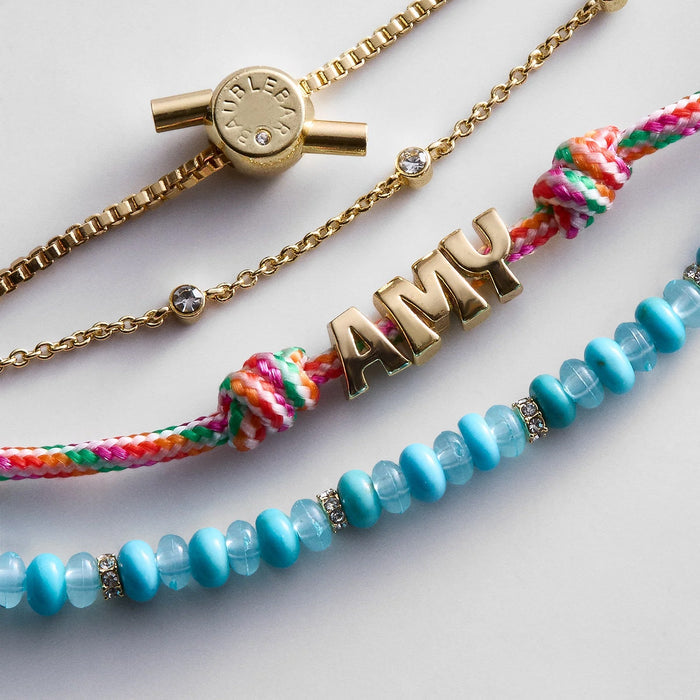 Rowan Semi-Precious Custom Layered Bracelet - Bora Bora