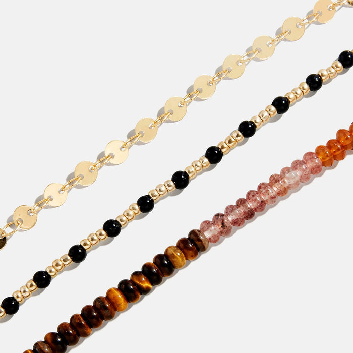 Rowan Semi-Precious Layered Bracelet - Bali
