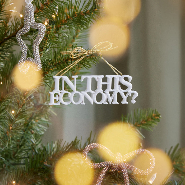 Say It All Ornament - In This Economy Ornament