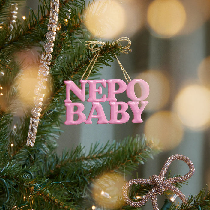 Say It All Ornament - Nepo Baby Ornament