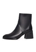 Sculpted Sophistication Ankle Boots - Black