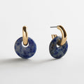 Shea Semi-Precious Drop Earrings - Lapis