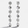 Snow And Behold Drop Earrings - Snowflake