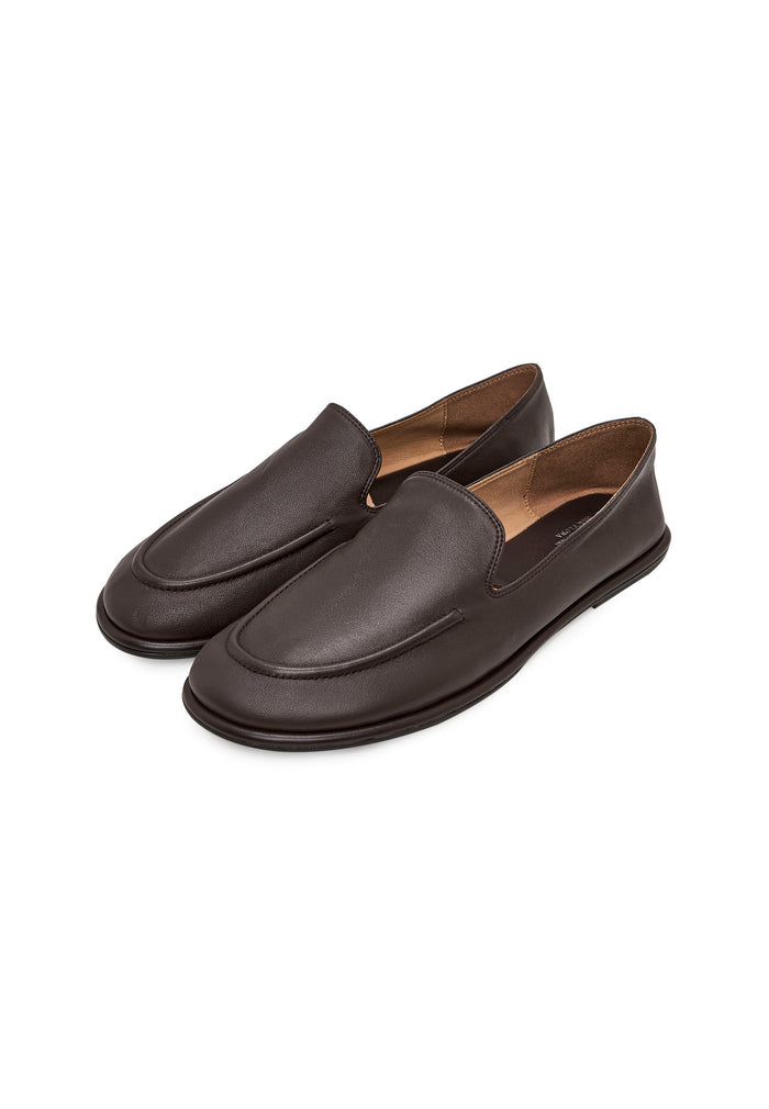 Soft Step Leather Loafers – Brown